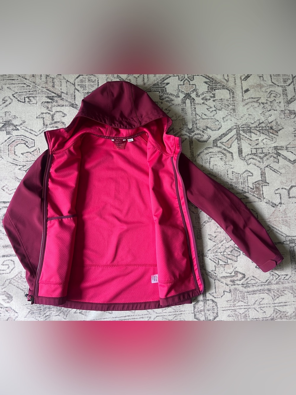 WindRiver Hooded Softshell Jacket - Raspberry Pink - Picture 3 of 7